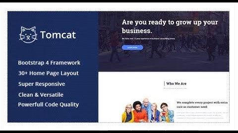 Tomcat - One Page Parallax | Themeforest Templates