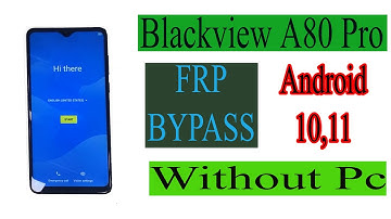 BlackView A80Pro FRP Bypass Android 10 Blackvew A80 Google Account Remove Without pc Easy Mathod