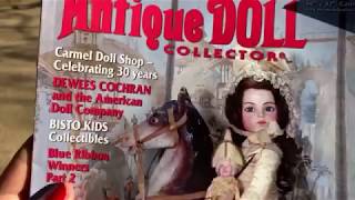 Antique Doll Collector Magazine Read Party Video In Paris With Eiffel Tower November 2019