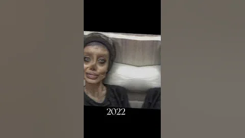 evolotion of sahar tabar Trying to be Angelina Jolie with aesthetics#shorts #angelinajolie#aesthetic