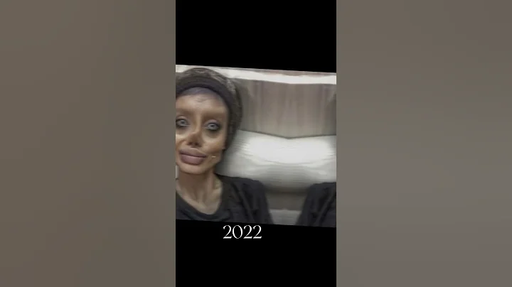 evolotion of sahar tabar Trying to be Angelina Jolie with aesthetics#shorts #angelinajolie#aesthetic