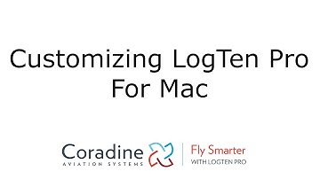 LogTen Pro: Customizing your pilot logbook for Mac