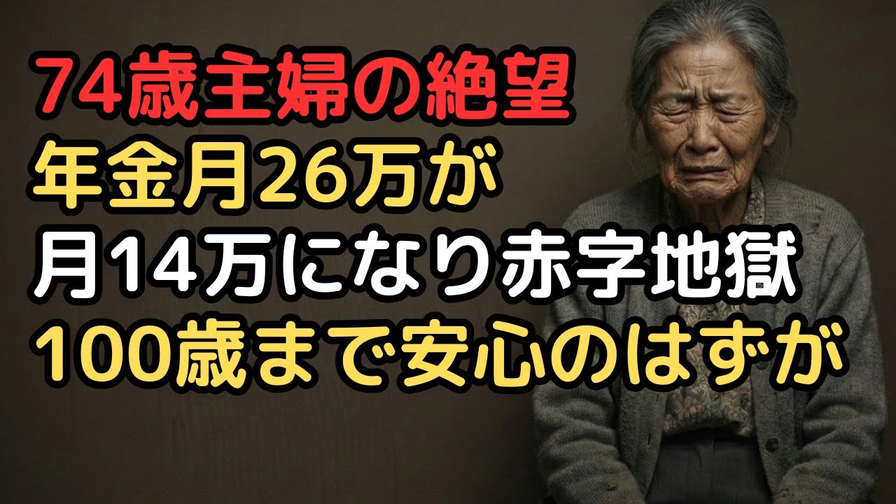 年金月26万円で「100歳まで安心」計算していた74歳夫婦…夫が先に亡くなり、一人の手取り14万円で月6万円の赤字「夫の年金が消えた」