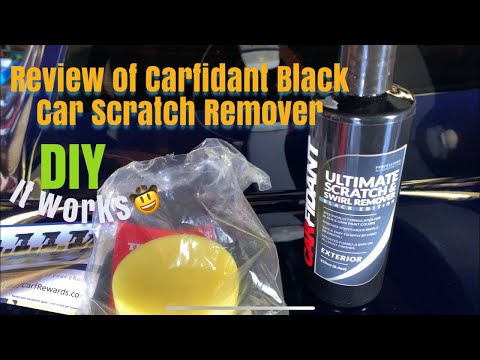 How to Remove Scratch from A Black Car? Review of Carfidant Black