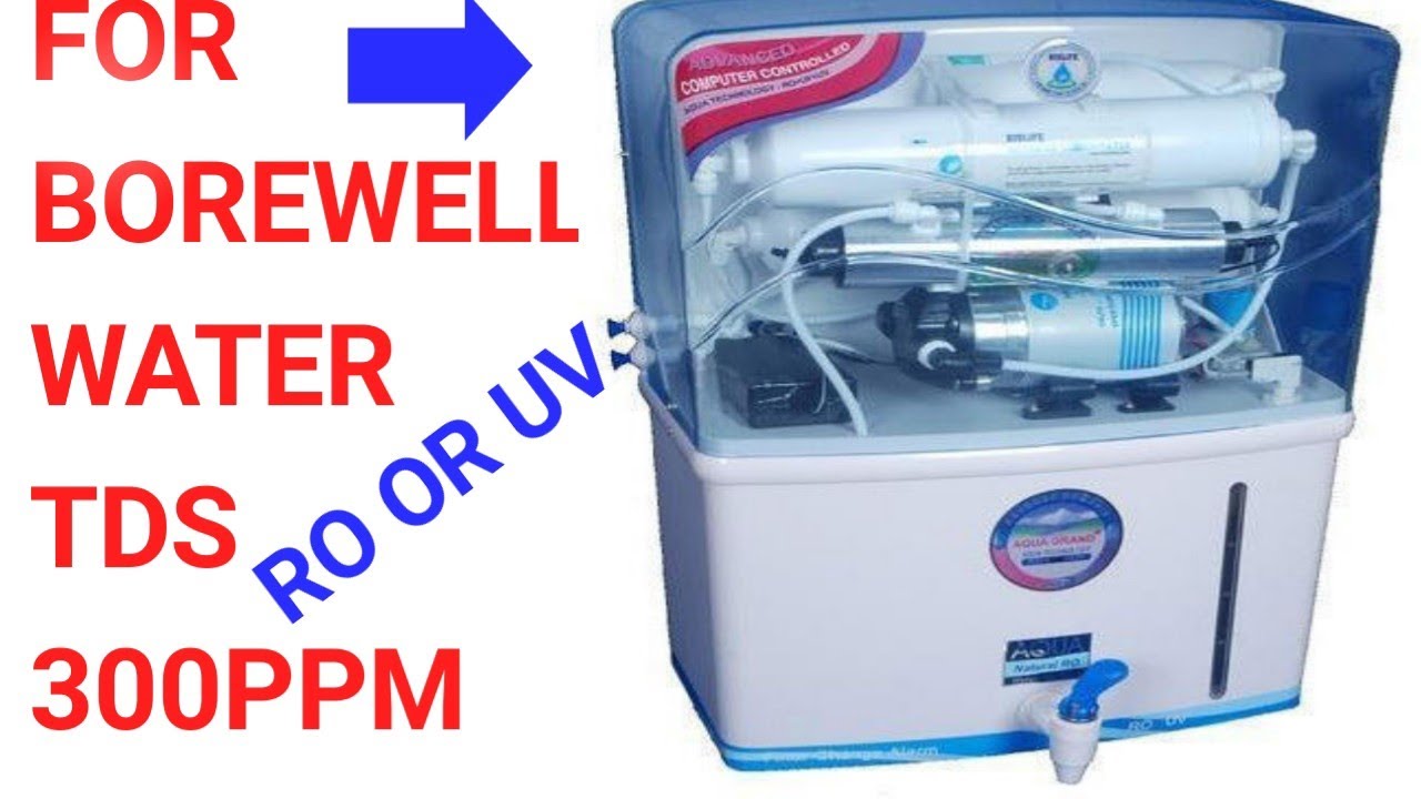 WATER FILTER FOR Borewell water/municipal water TDS300 PPM. - YouTube