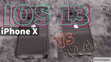 iOS 13 Final vs iOS 12.4.1 Speed Test - IPHONE X