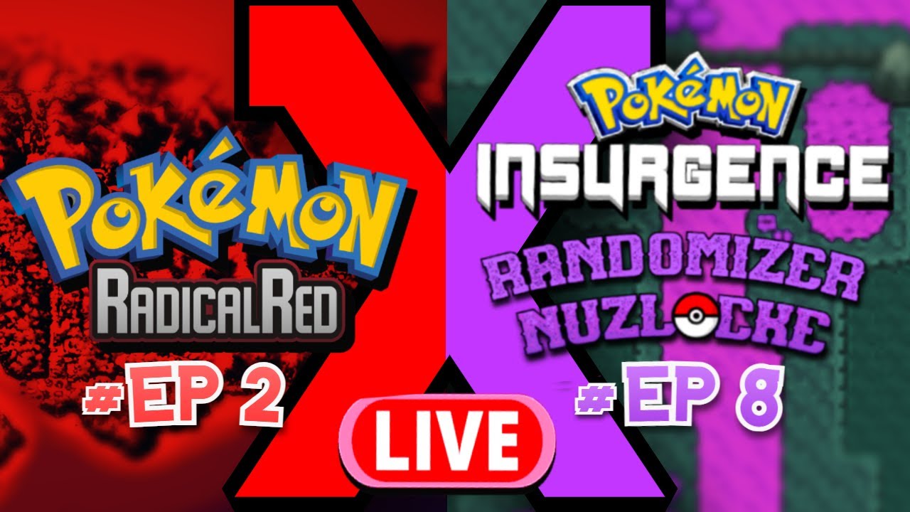 🔴Pokemon Insurgence RN + Radical Red ( 5 HR STREAM )