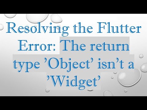 Resolving the Flutter