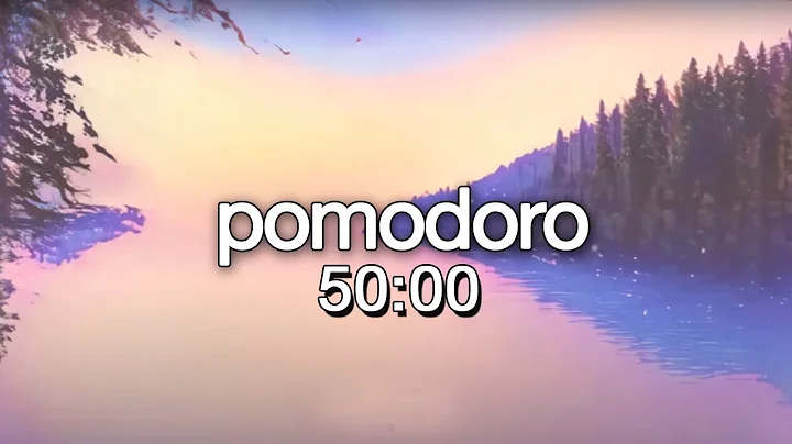 50/10 POMODORO TIMER 🐤 [ 8hz Binaural beats & music ] / study technique