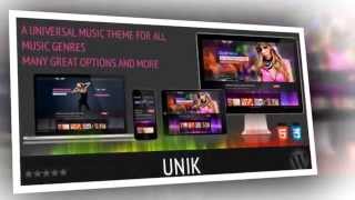 UNIK Universal Music Wordpress Theme - Video ServerThemes.Net screenshot 3
