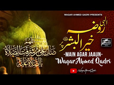 Ilahi Rauza e Khairul Bashar Par Main Agar Jaaun | Waqar Ahmed Qadri | #hajjkalam2023