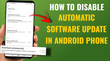 How To Disable Automatic Software Update In Android Phone | Ft. Poco | English