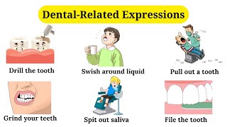 Lesson 245: Dental Expressions with Meanings \& Examples | English Vocabulary for Visiting Dentist