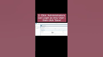 #shorts Salesforce: How to log in as any user