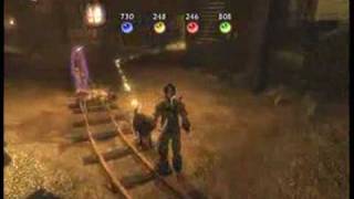 Fable 2 - Flying Hobb glitch.