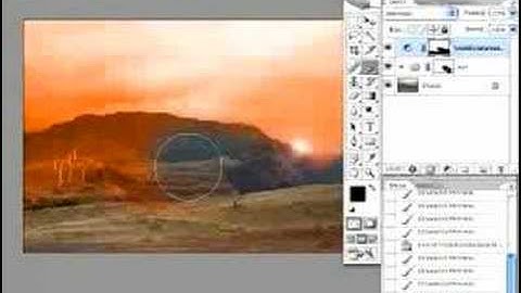 Sunset in Photoshop