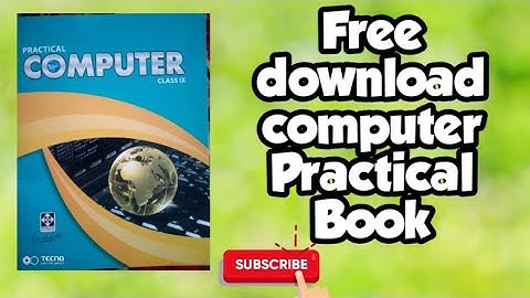 Free download computer practical book | Dr saifuddin | class 9