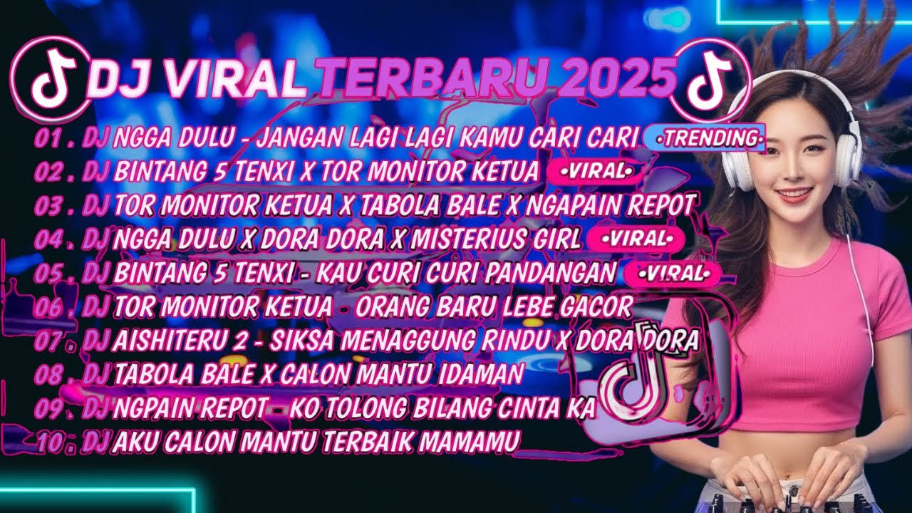 DJ TIKTOK TERBARU 2025 - DJ NGGA DULU - JANGAN LAGI LAGI KAMU CARI CARI🎵DJ BINTANG 5 TENXI | NONSTOP