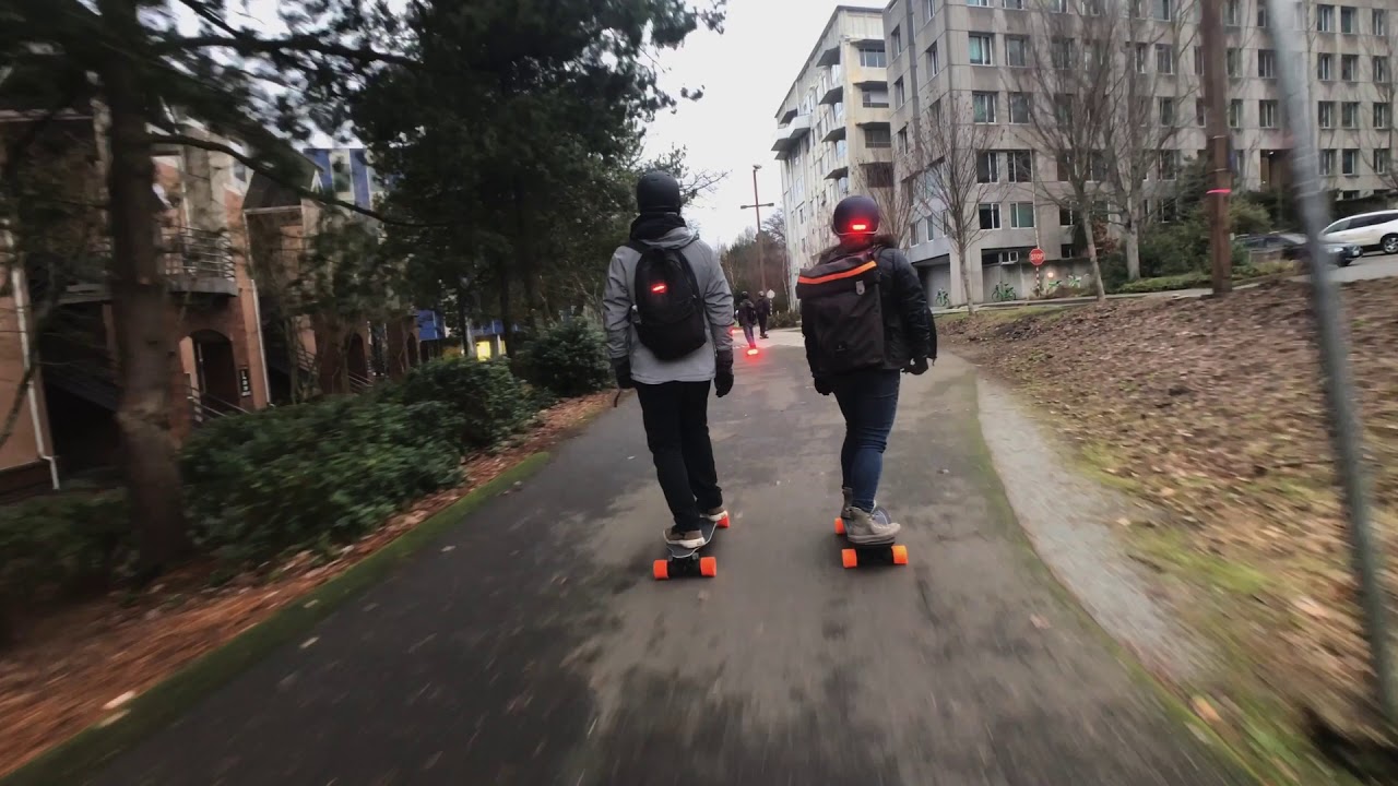 First Group Ride for Seattle Boosted Boards - YouTube
