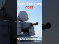 China’s Latest Destroyer Gatling Cannon— Firing Cost Exposed!