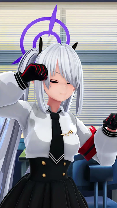 Blue Archive : Shiromi Iori ~ I WANNA BE YOUR SLAVE [MMD] #waifu #dancevideo  #mmd