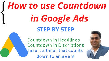 How to use Countdown in Google Ads | Headlines & Descriptions