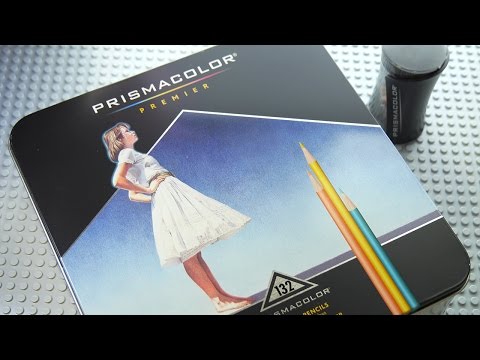 ASMR 지름신고! 프리즈마 유성 색연필소개 - Prismacolor pencils 132