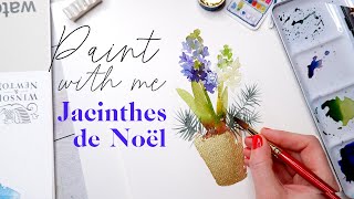 Paint with Me ! Les Jacinthes de Noël 🌸🎄✨
