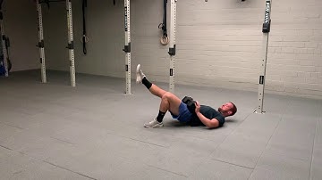 Single Leg Dumbbell Glute Bridge