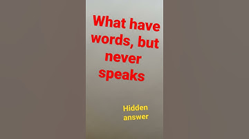 Thumbnail of riddles in english with secret hidden answer | riddle on book song