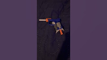Homemade Airsoft gun from a NERF gun!