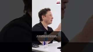 Elon Musk about two factors at play #shorts