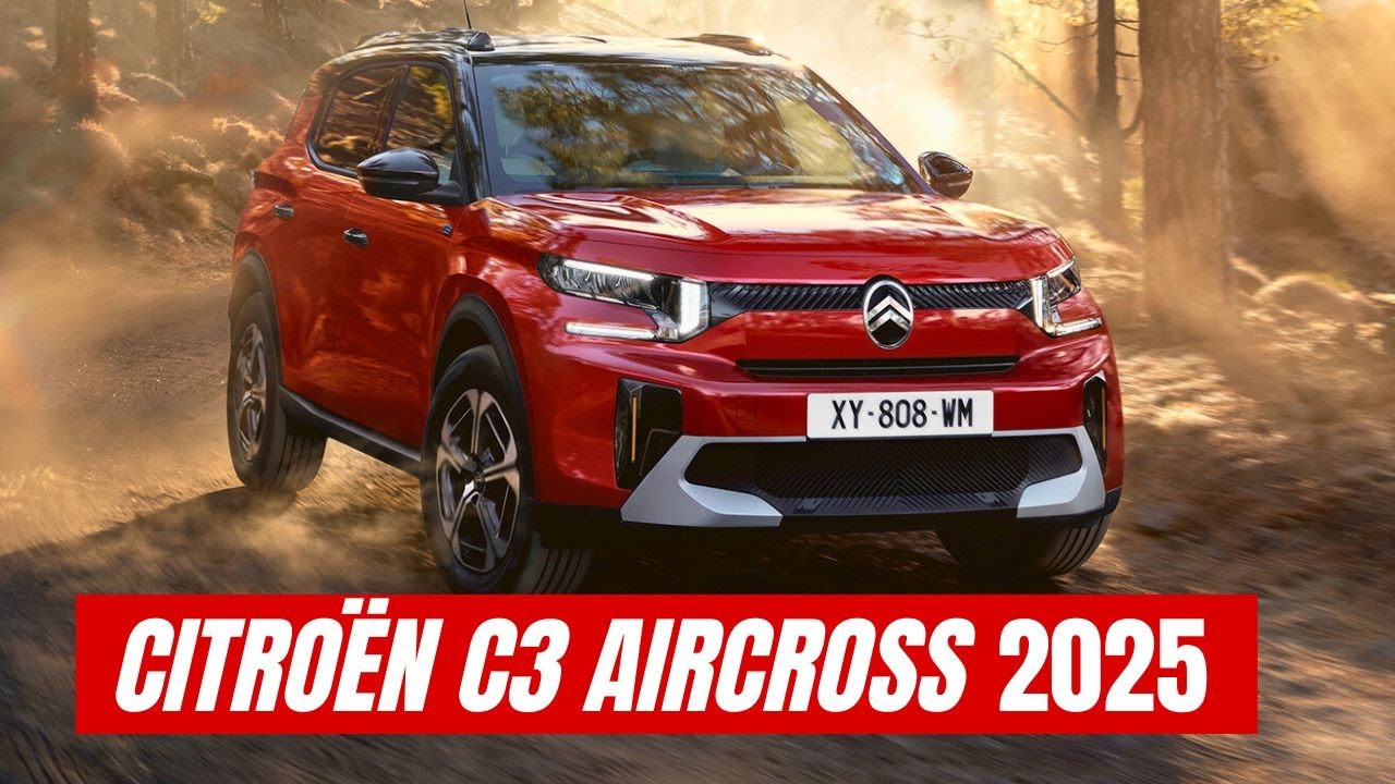 Miniature Citroën C3 Aircross 2025 Elixir Rouge Toit Noir – Échelle 1:43