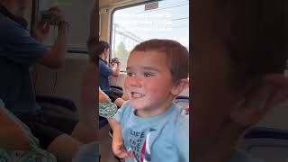 Buses & Trains with 8 Kids. #familyvlog #travel #transportation #public #transit