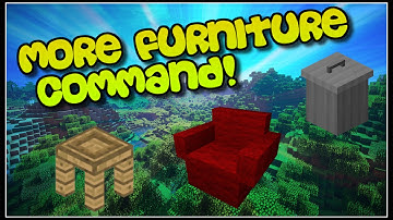 Furniture In Minecraft! - NO MODS! - ONE COMMAND