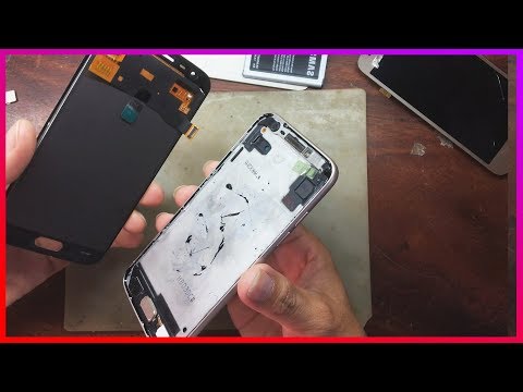 SM-J250F Disassembly, Galaxy J2 Pro LCD Display Replacement
