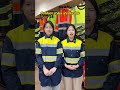 Boost reflective workwear's texture #workwear #factoryproducts #workclothes #frworkwear #factory