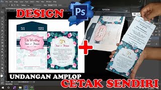 cara mudah desain cetak undangan sendiri di rumah