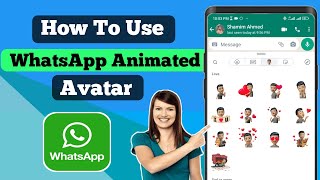 How To Use Animated Avatar On WhatsApp | WhatsApp Animated Avatar Stickers screenshot 5