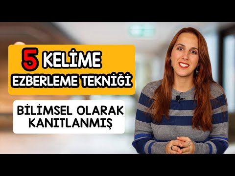 İngilizce Kelime Ezberleme Formülü - Etkili İngilizce Kelime Öğrenmek için 5 TEKNİK