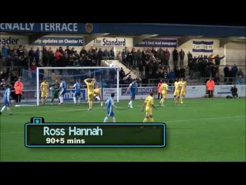 CHESTER FC TV: Ross Hannah's home goals 2015-16