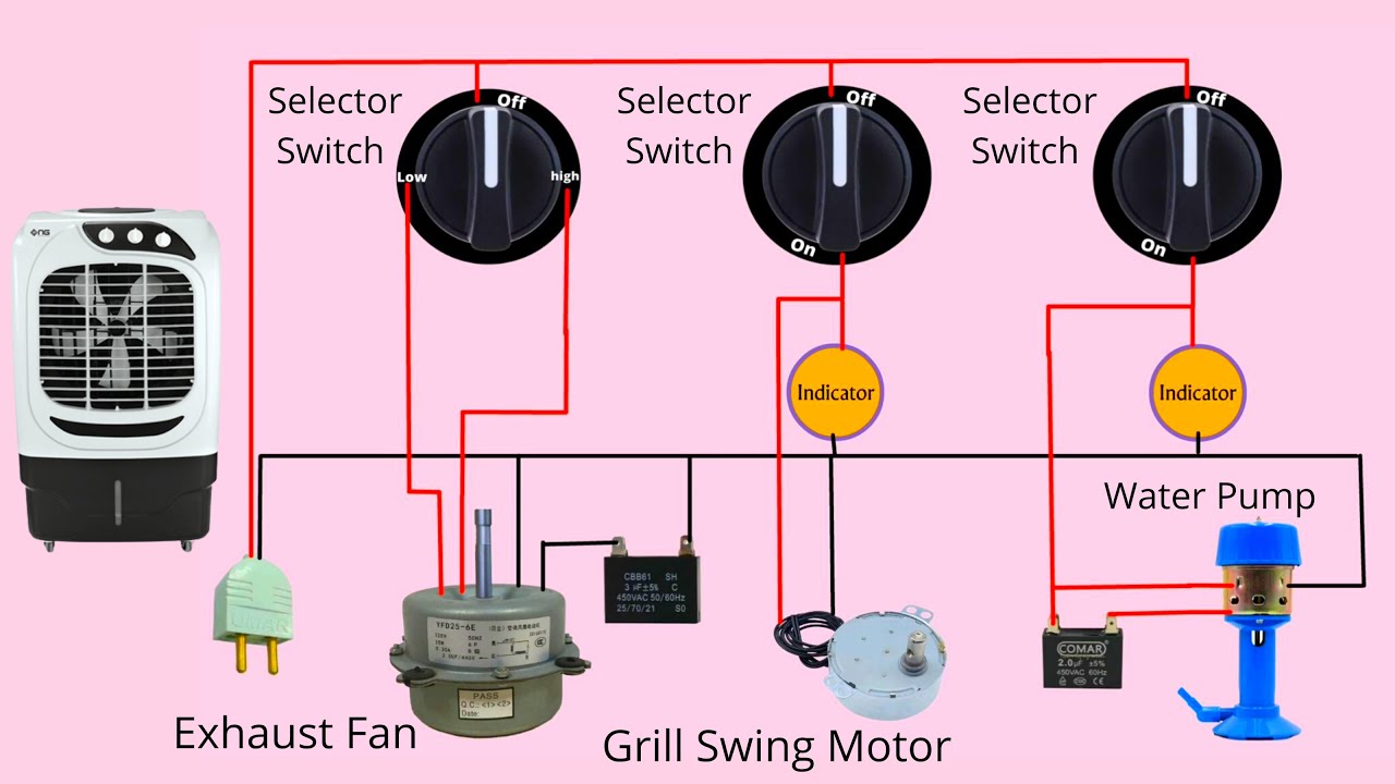 Room Air Cooler Wiring Diagram - YouTube
