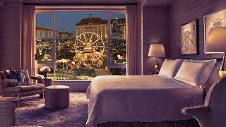 Lofi Chillhop Beat to Relax/Study, Sunset Luxury Hotel Room in Striezelmarkt Germany, Ferris Wheel