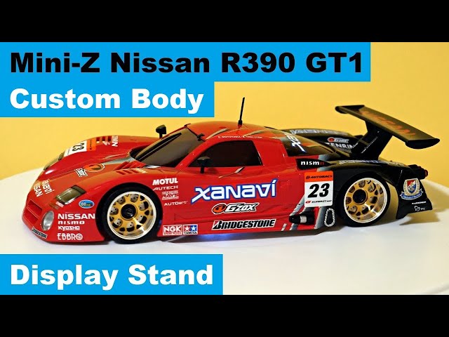 Kyosho Mini-Z Nissan R390 GT1 Custom Xanavi - YouTube