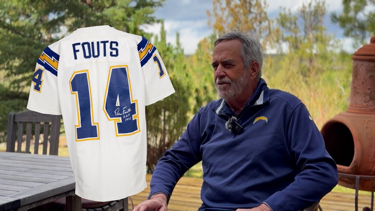 Mid 1980's Dan Fouts Game Worn San Diego Chargers Helmet from The
