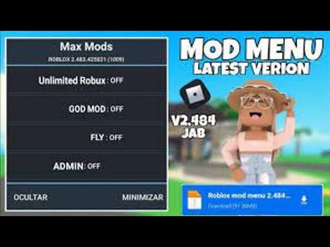 O MELHOR!] ROBLOX MOD MENU》Wallhack + IMORTALIDADE + VELOCIDADE +