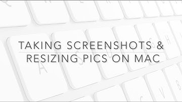 Taking Screenshots and resizing pics on a Mac