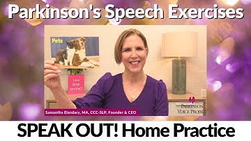 SPEAK OUT! Home Practice Sessions: PETS