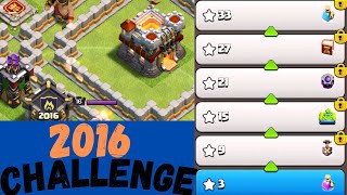 Easily 3 star the 2016 challenge(clash of clans)