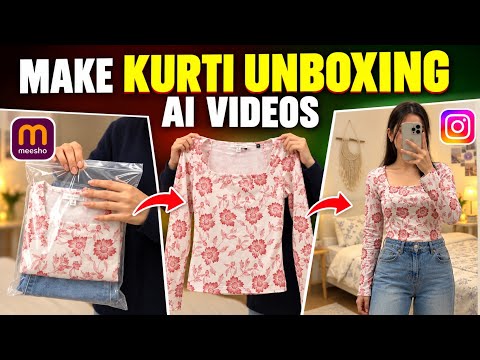 How to Make Viral Kurti Review Videos Using AI for Free | Step-by-Step Guide
